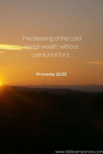 Proverbs 10:22