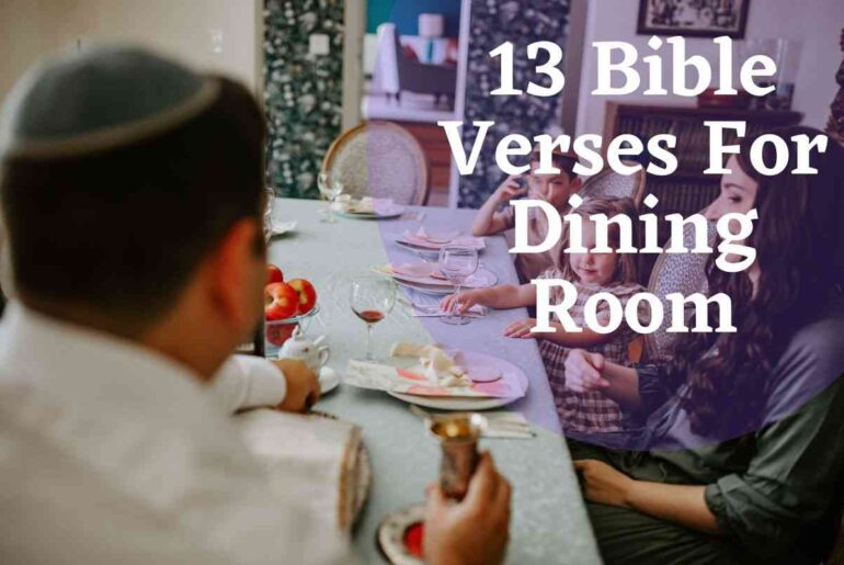 bible quotes for dining room