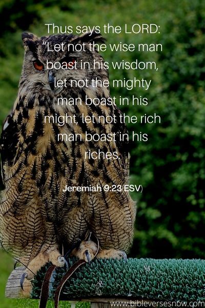 Jeremiah 9_23(ESV)