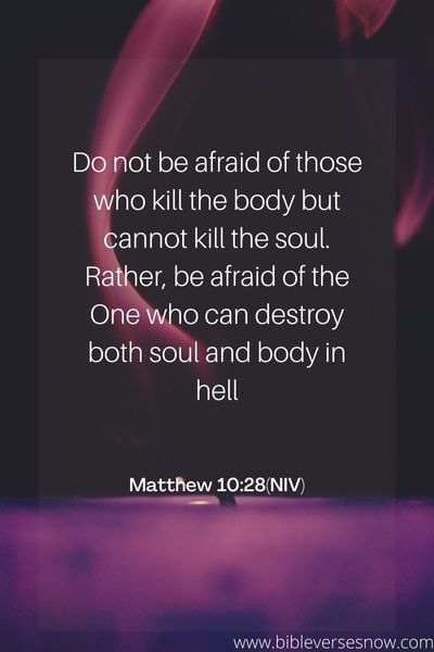 Matthew 10_28(NIV)