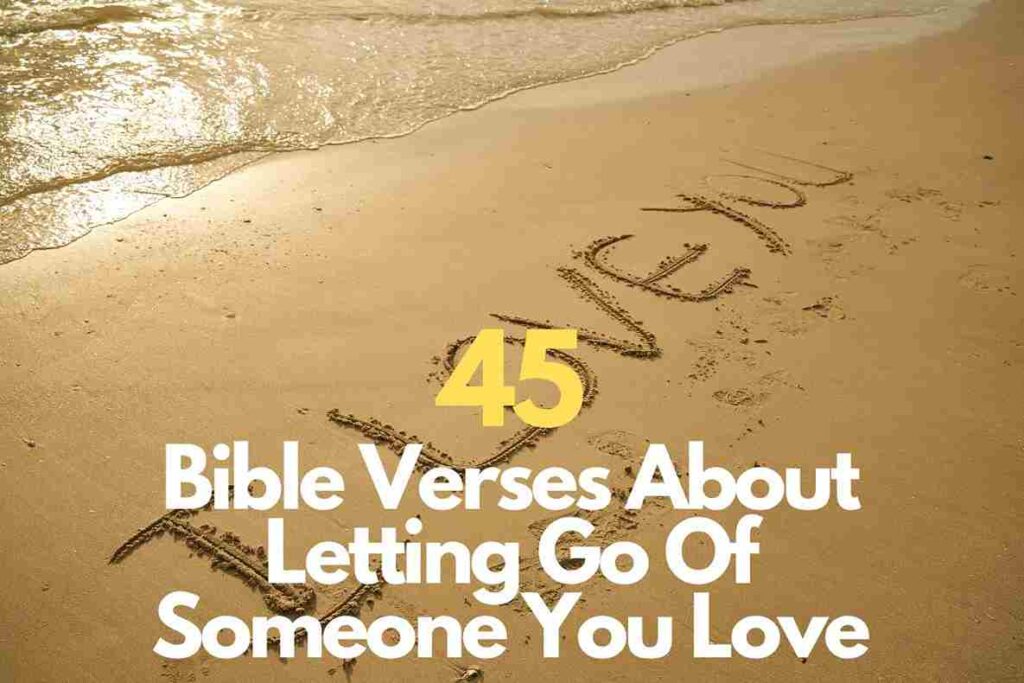 45 Bible Verses About Letting Go Of Someone You Love – Bible Verses of ...