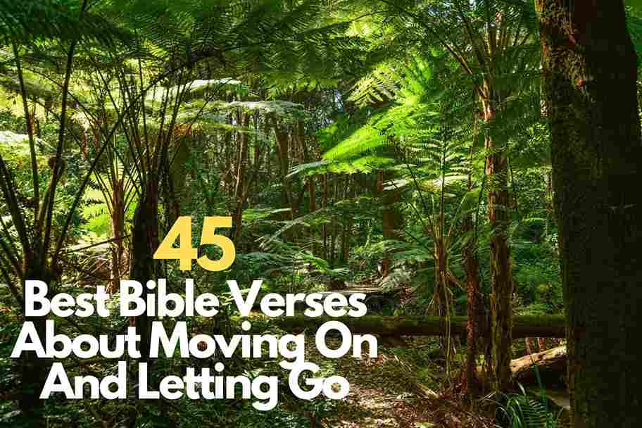 45 Best Bible Verses About Moving On And Letting Go