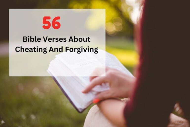 Bible Verses About Cheating And Forgiving