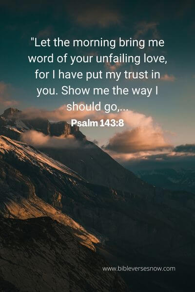 Psalm 143 8 7 