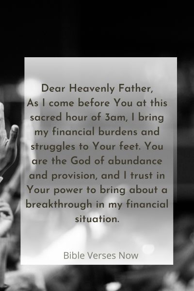 3am Prayer For Financial Breakthrough