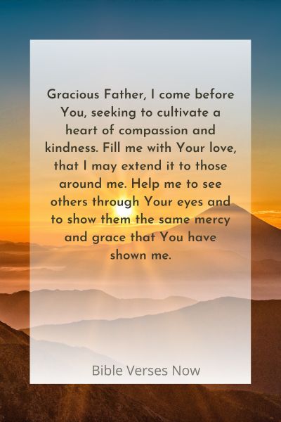 A Prayer for Compassion and Kindness
