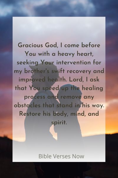 A Prayer for My Brothers Swift Recovery and Improved Health 1