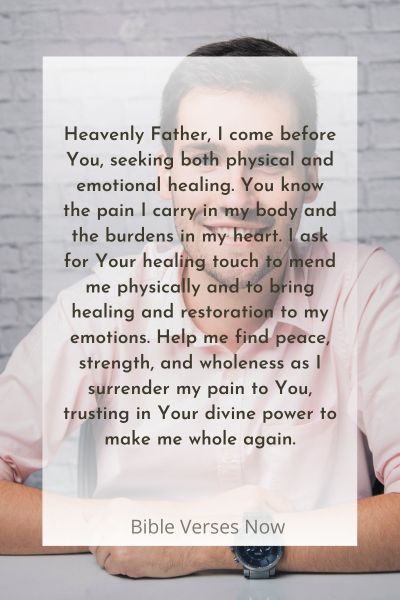 A Prayer for Physical and Emotional Healing