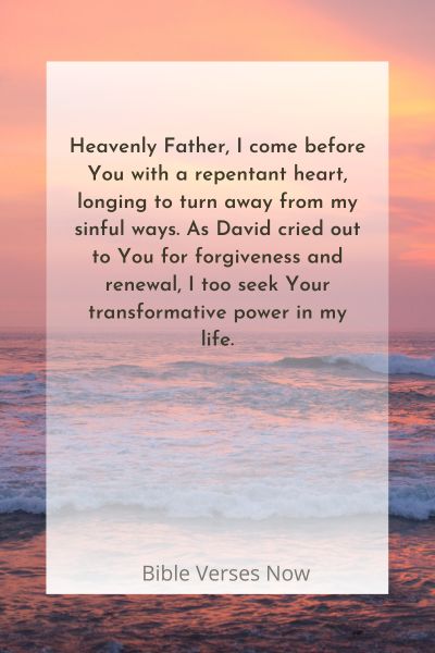 David's Prayer of Repentance and Renewal