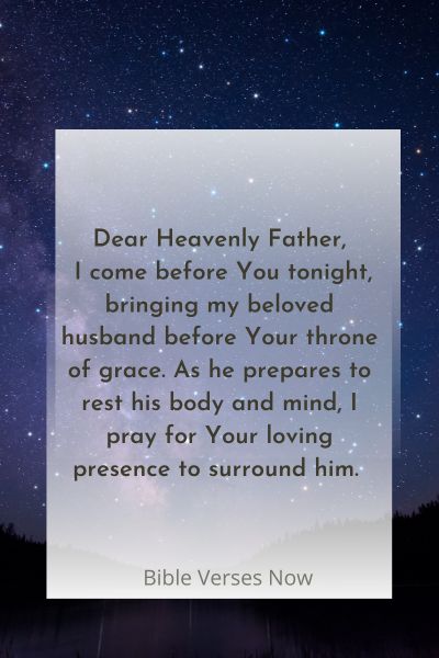 15 Powerful Good Night Prayer For My Husband
