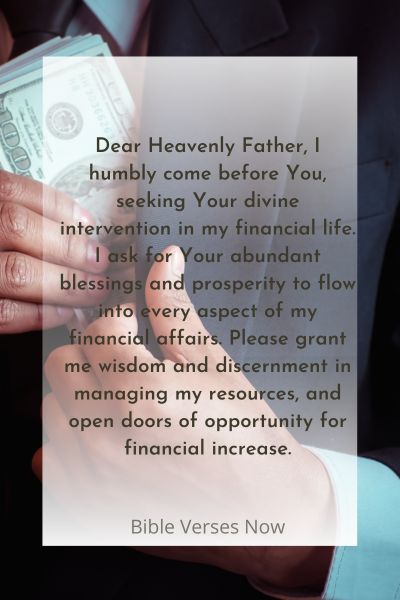 Prayer for Financial Abundance and Prosperity