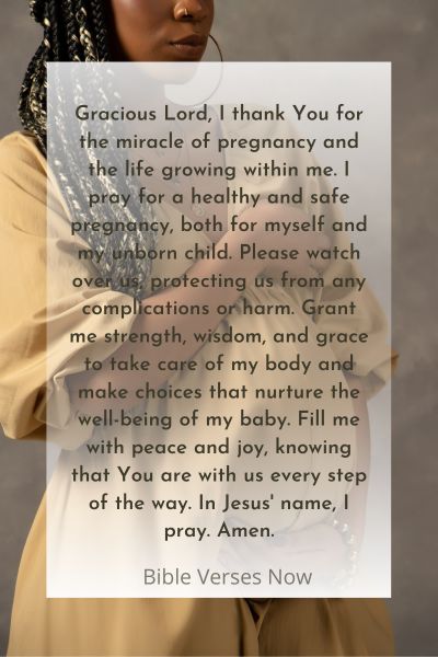 Prayer for a Healthy Pregnancy