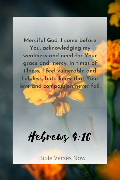 Praying for God's Grace and Mercy in Times of Illness