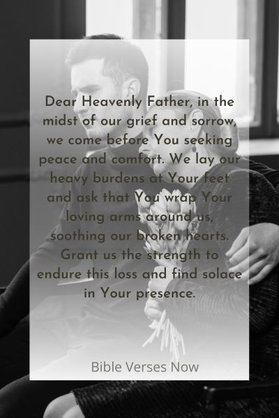 Praying for Peace and Comfort in Times of Loss