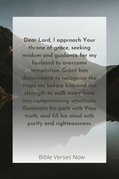 Praying for Wisdom and Guidance to Overcome Temptation