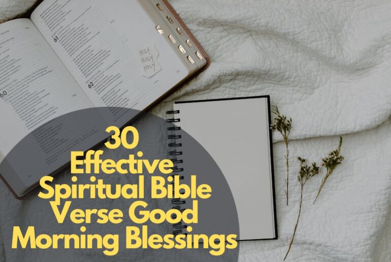 Bible Verse Good Morning Blessings