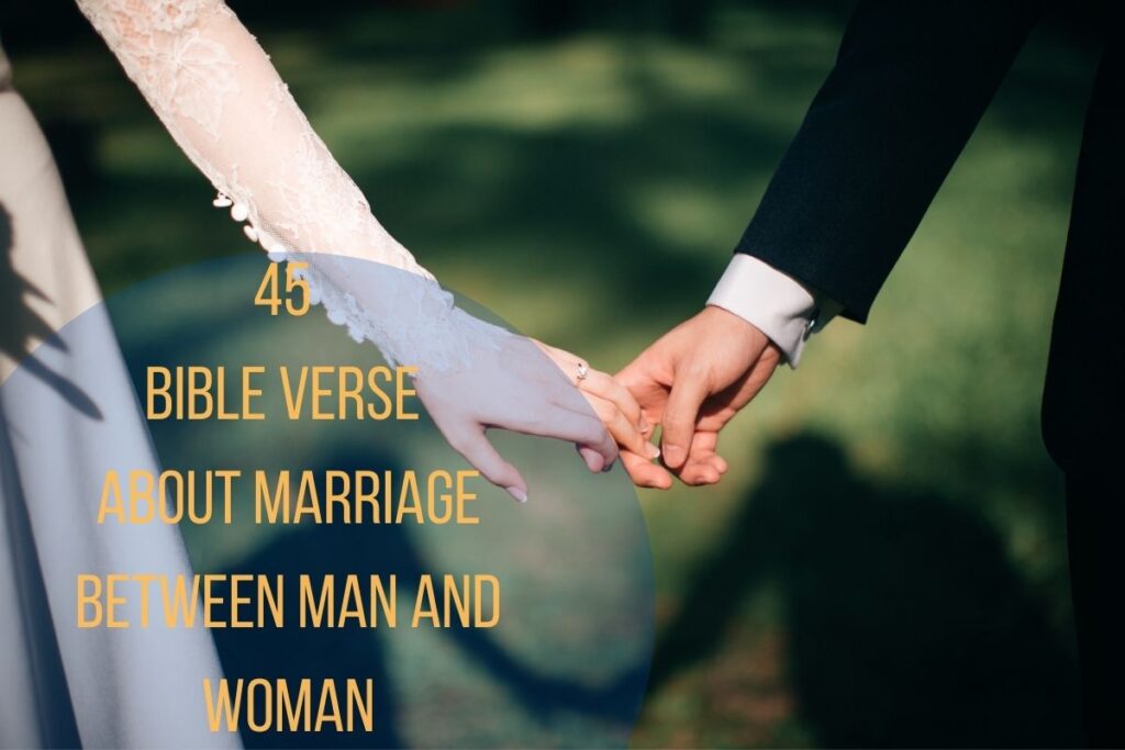 Verse About Marriage Between Man And Woman