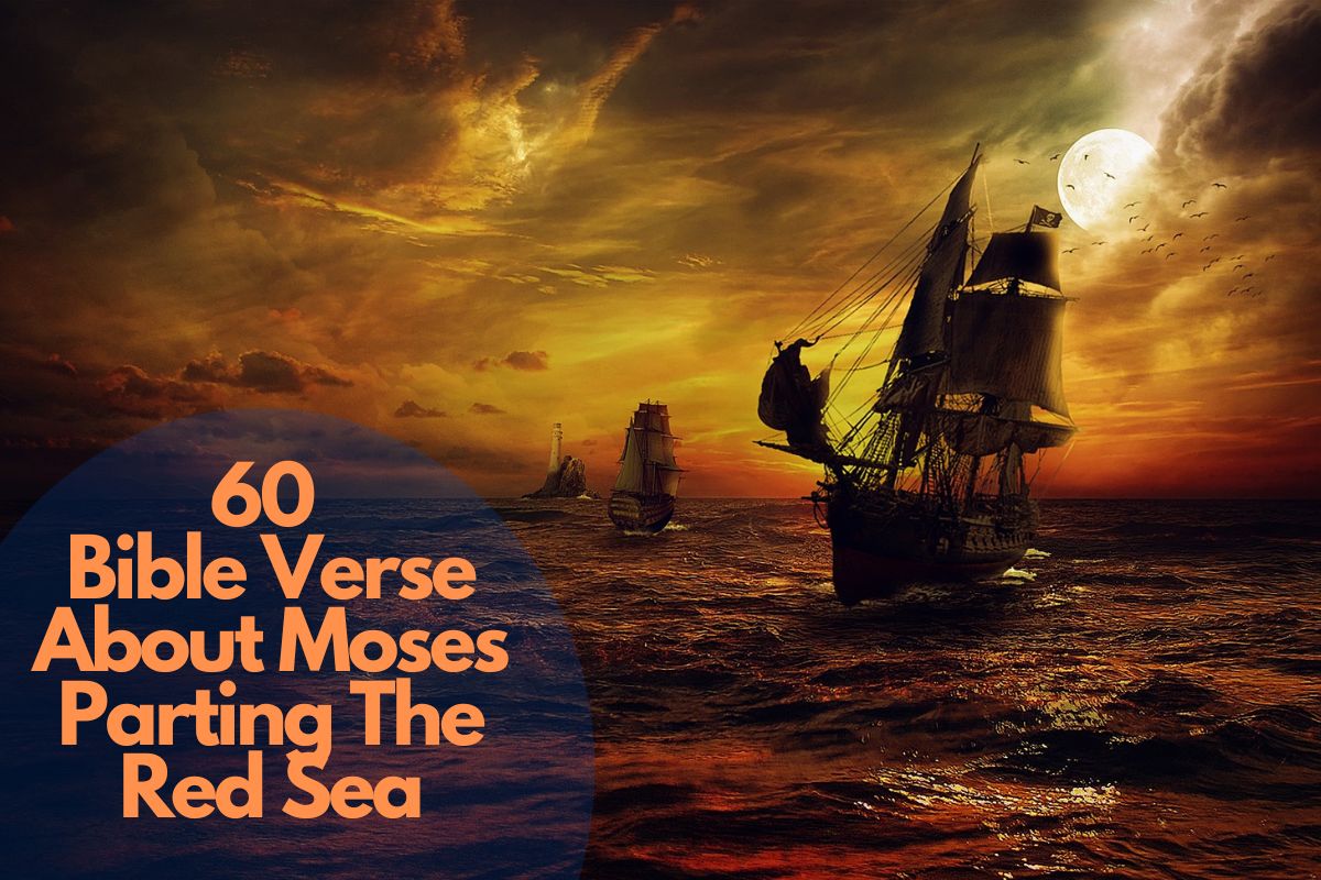 60 Bible Verse About Moses Parting The Red Sea