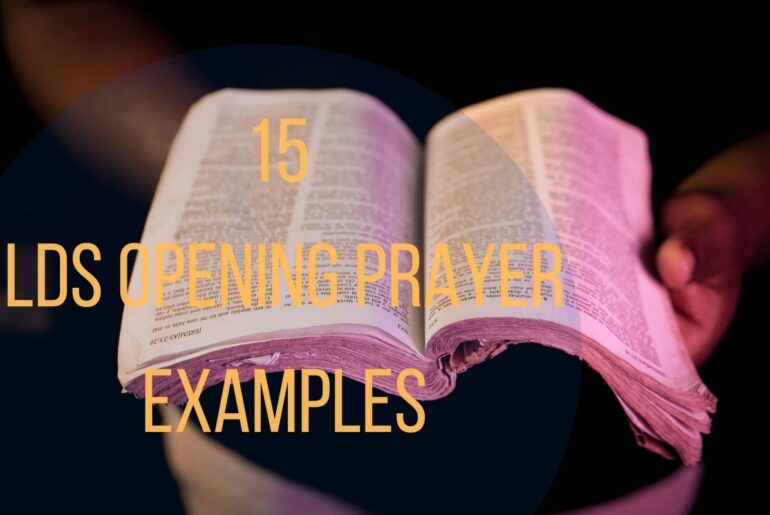 15 Lds Opening Prayer Examples
