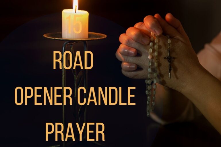 15 Road Opener Candle prayer