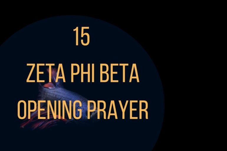 15 Best Zeta Phi Beta Opening Prayer