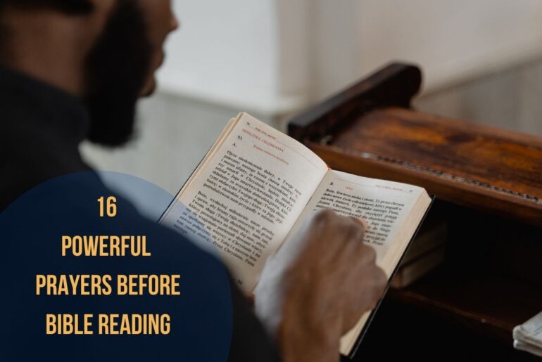 16 Powerful Prayers Before Bible Reading