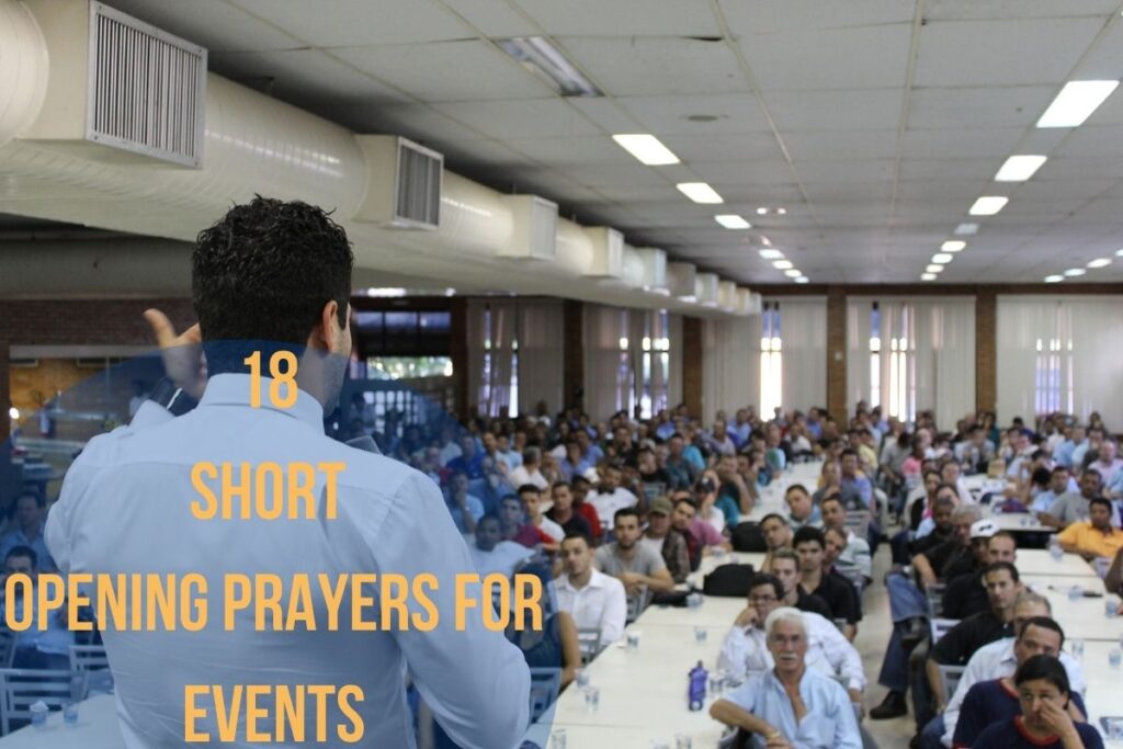 18 Short Opening Prayers For Events