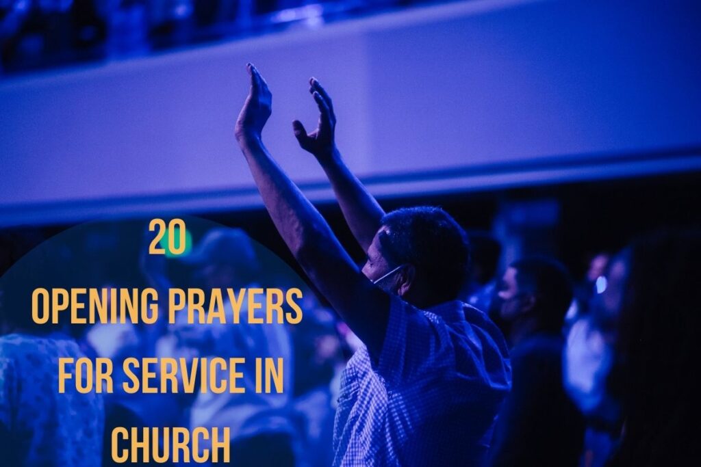 20 Opening Prayers For Service In Church