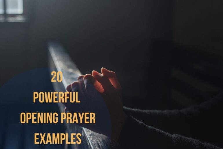 20 Powerful Opening Prayer Examples