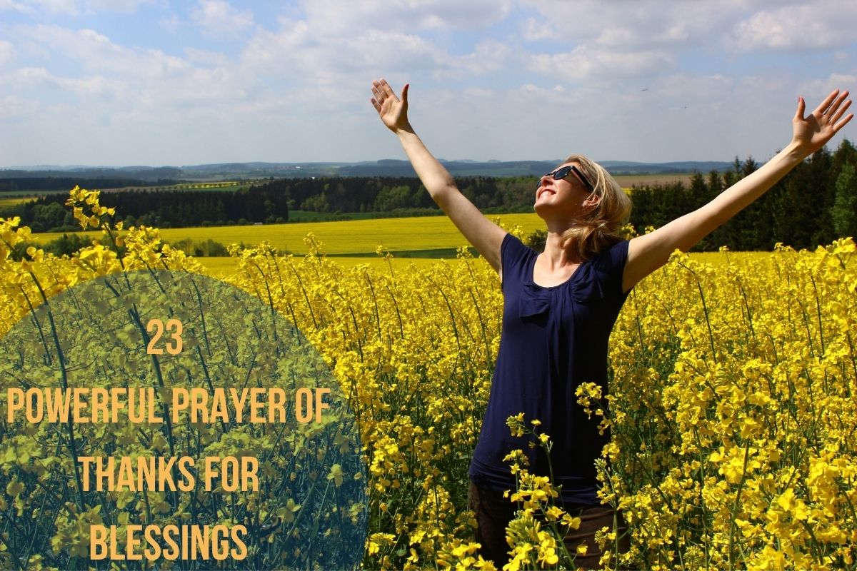 23 Powerful Prayer Of Thanks For Blessings