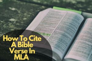 Explore Best How To Cite A Bible Verse In Mla – Bible Verses of the day