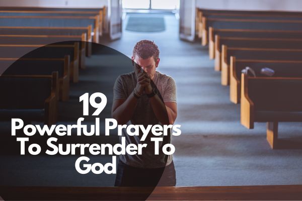 prayers to surrender to god