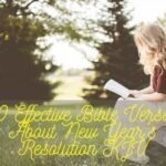 Bible Verses About New Year's Resolution KJV