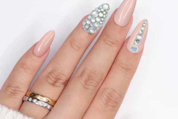 Crystal Embellishments Nails