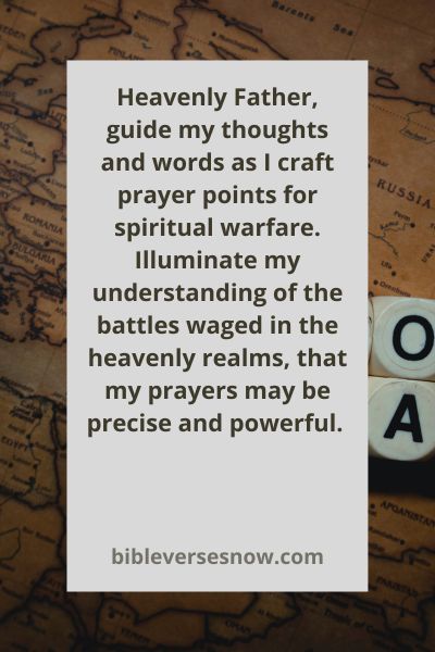 Crafting Effective Prayer Points for Spiritual Warfare