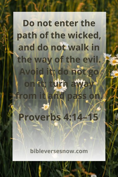 Proverbs 4:14–15
