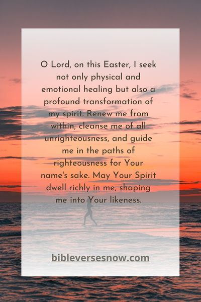 Prayer for Spiritual Healing and Transformation